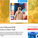 The Most Followed B2B Influencers in New York